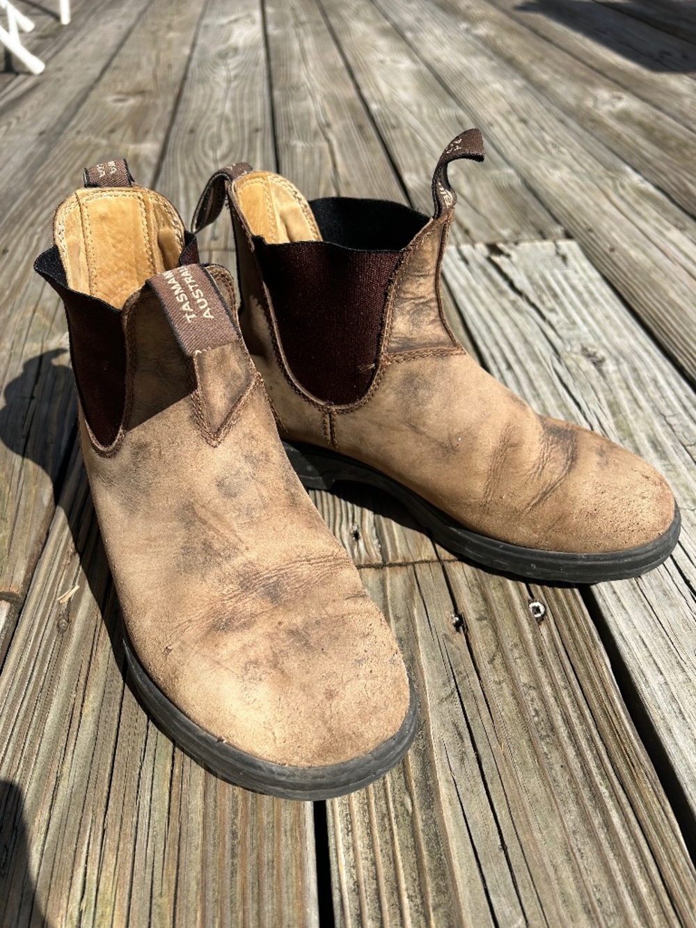 Blundstone Chelsea Boots - Rustic Brown - US 9